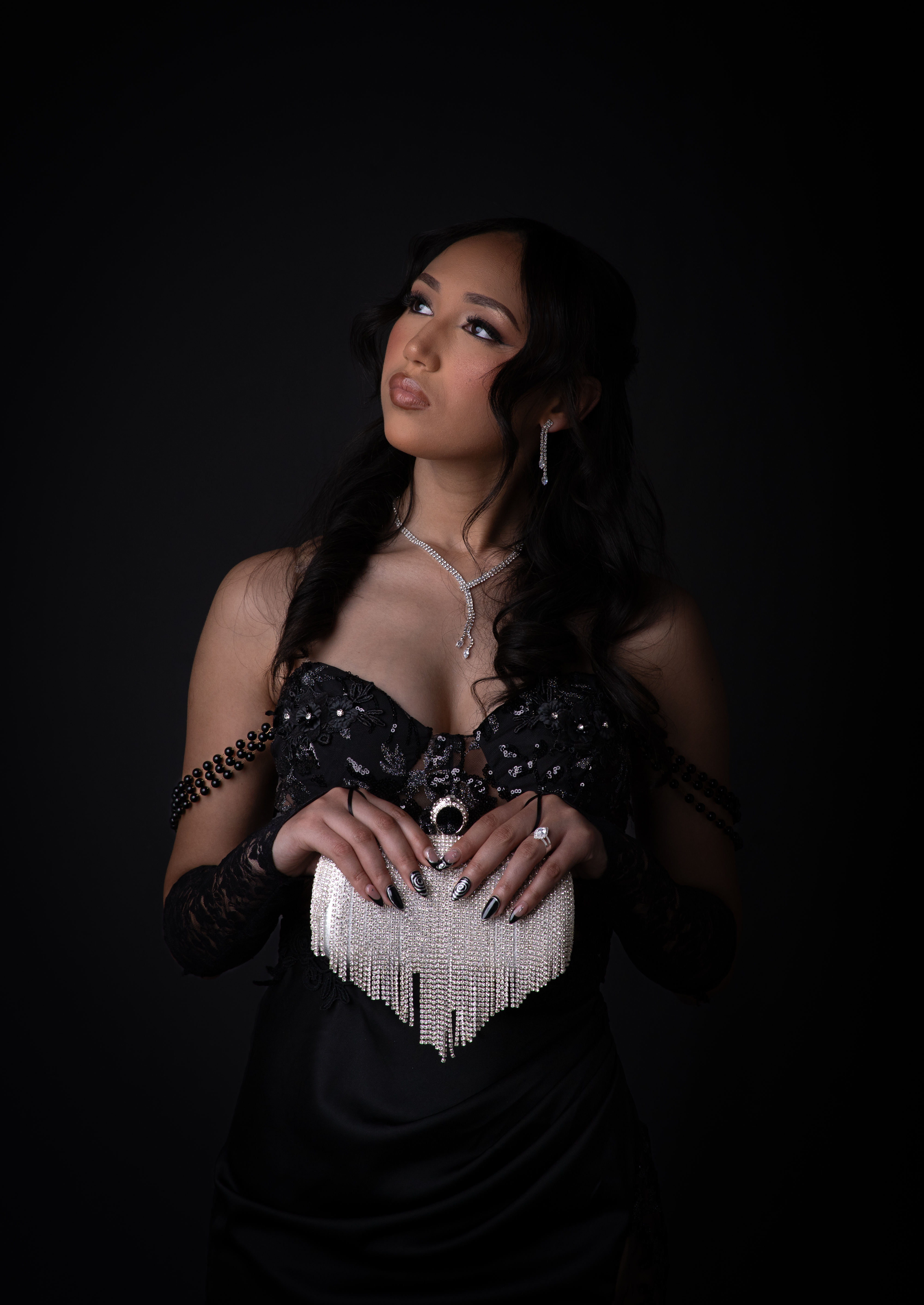 Moody studio portrait selected for the About section