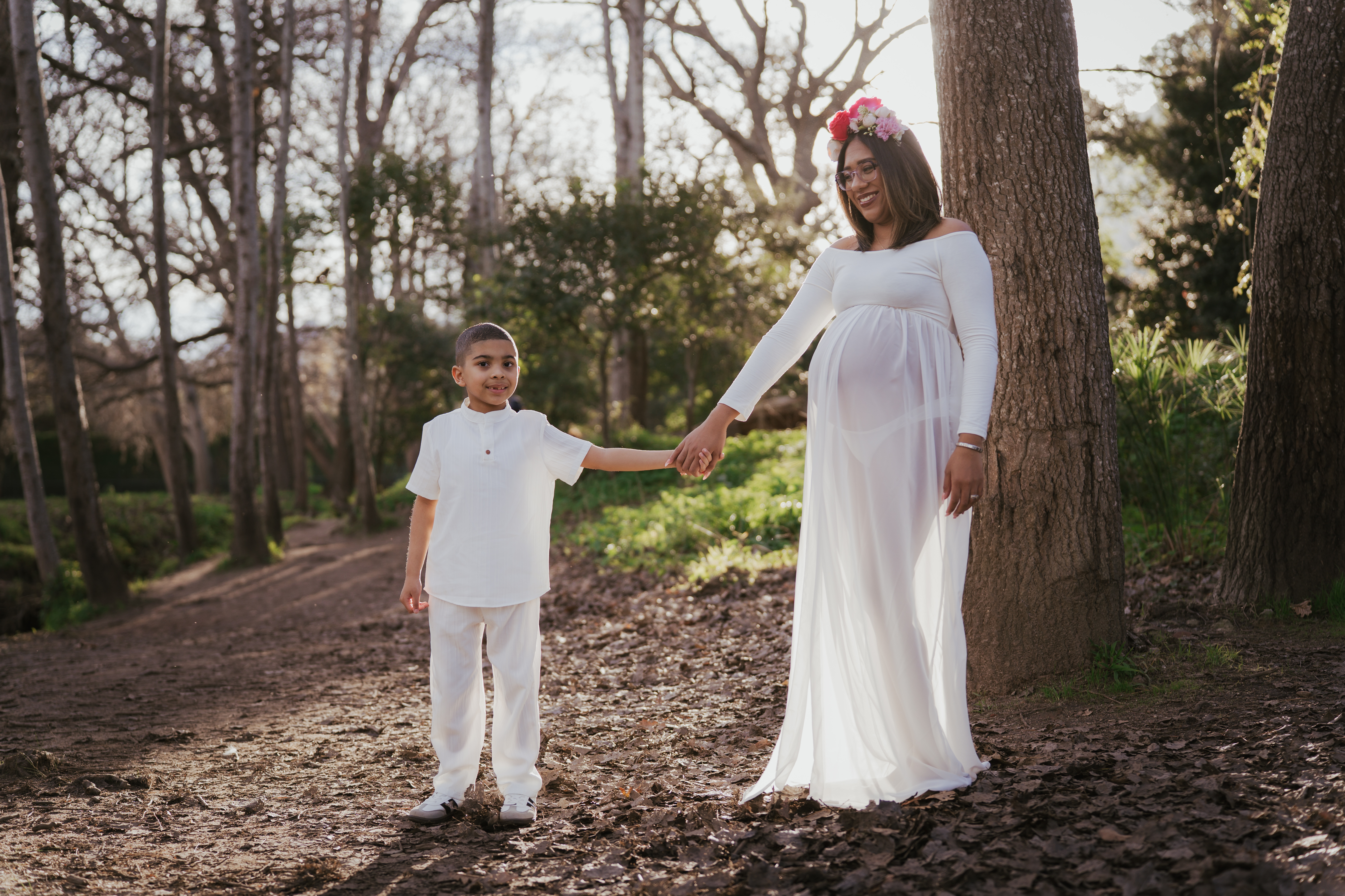 Mother and son