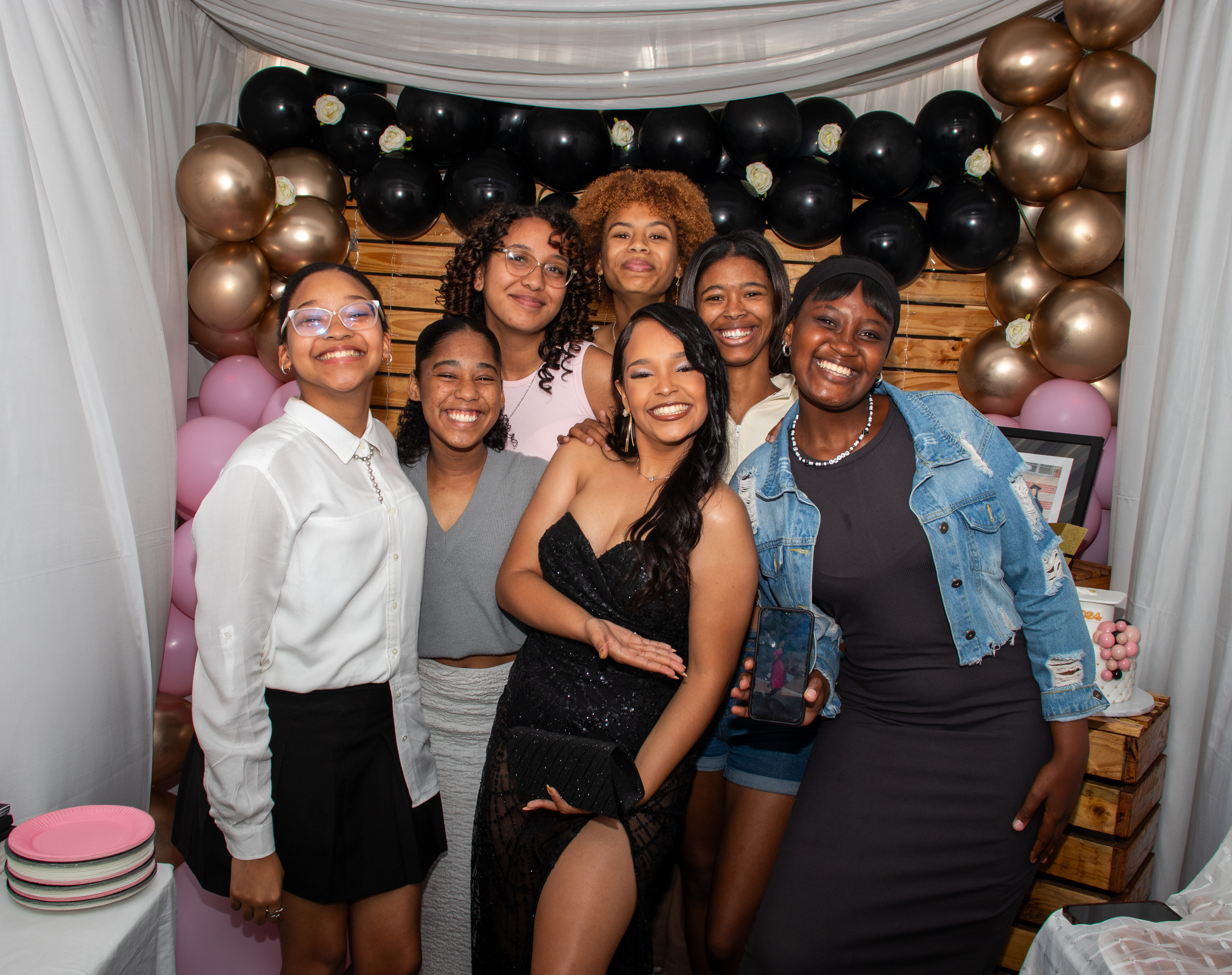 Birthday celebration group