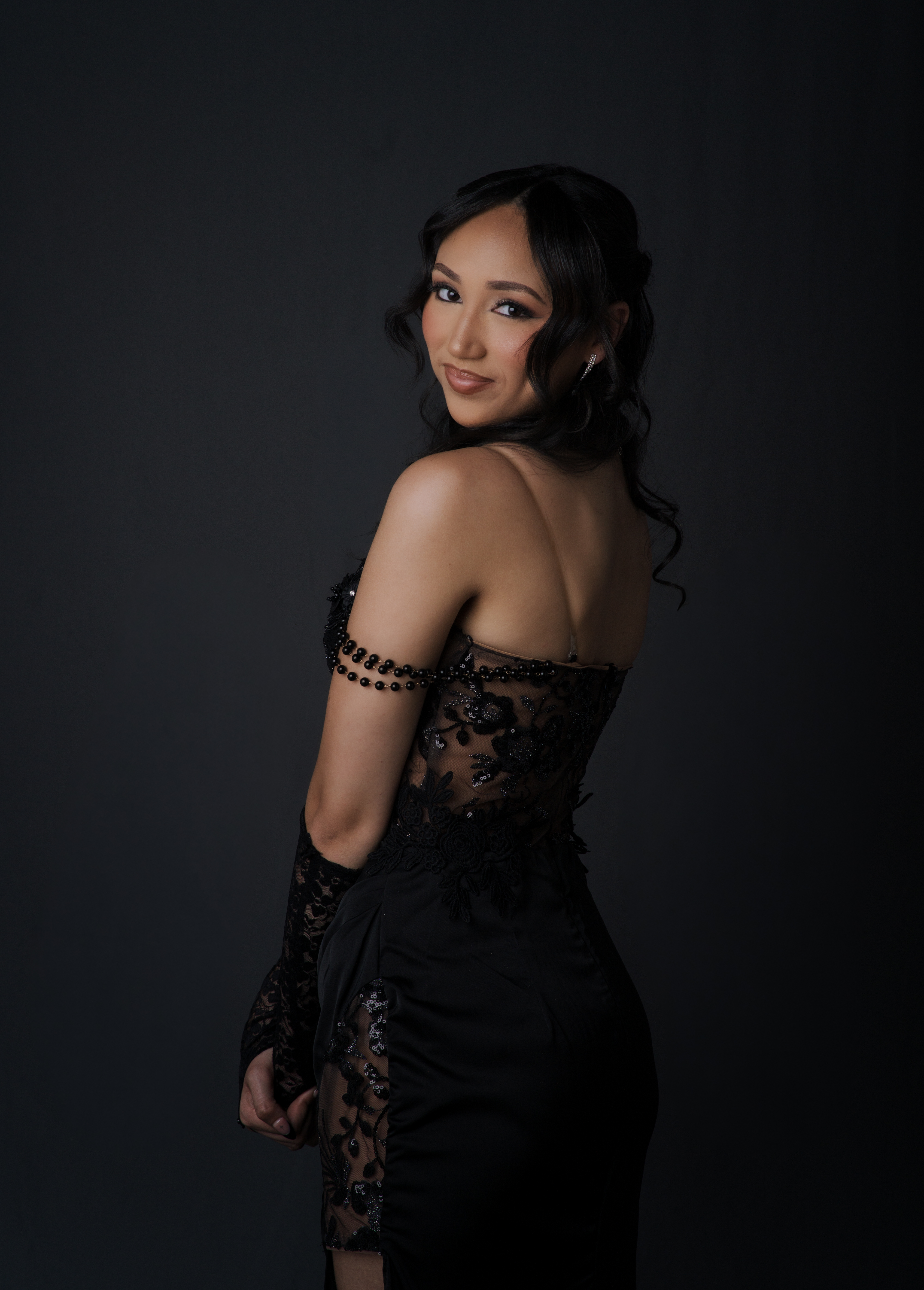 Over-the-shoulder portrait
