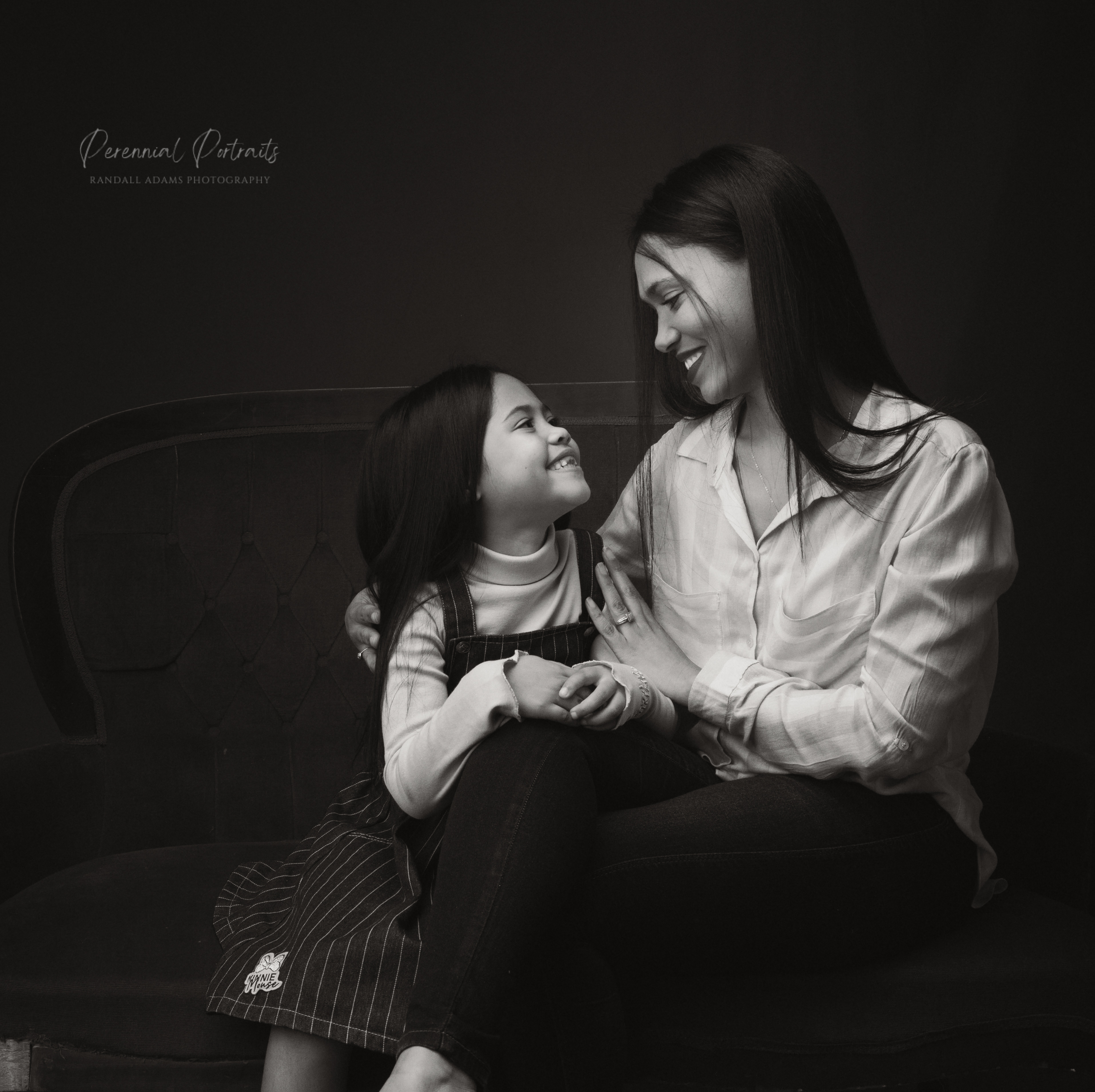 Mother and daughter sharing a smile