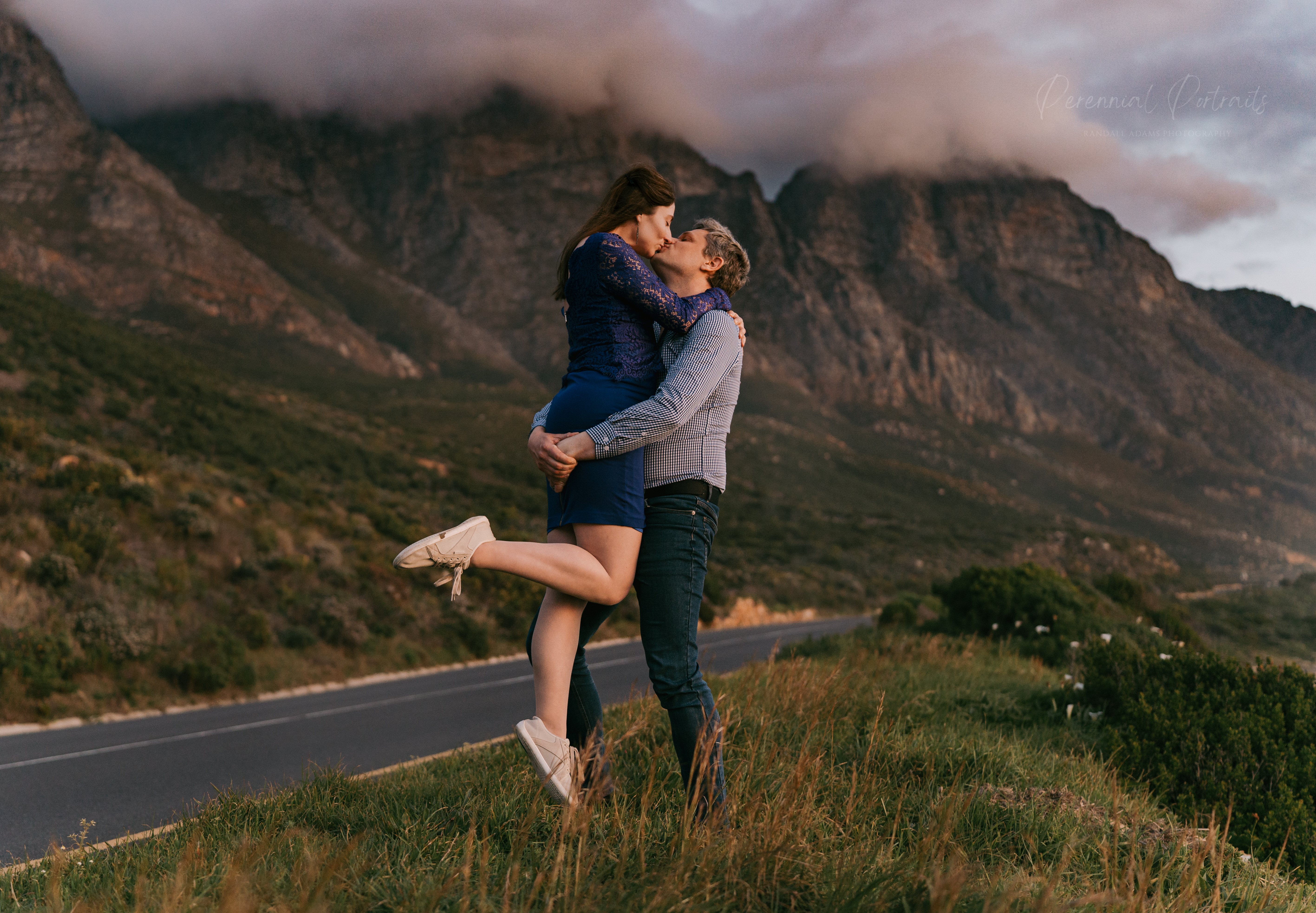 Couple portrait outdoors